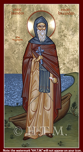Orthodox Icon Saint Brendan the Voyager