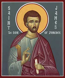 Orthodox Icon Saint James the Son of Zebedee
