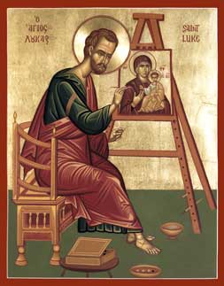 Orthodox Icon Saint Luke the Evangelist Painting Icon - The First Iconographer