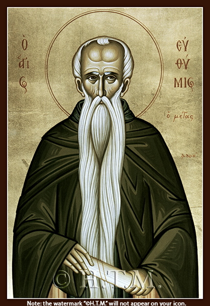 Orthodox Icon Saint Euthymius