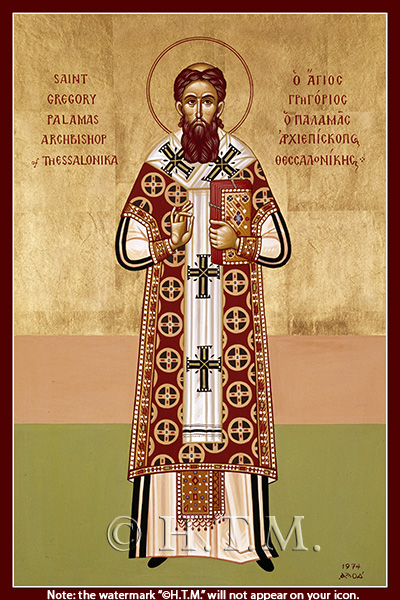 Orthodox Icon Saint Gregory Palamas