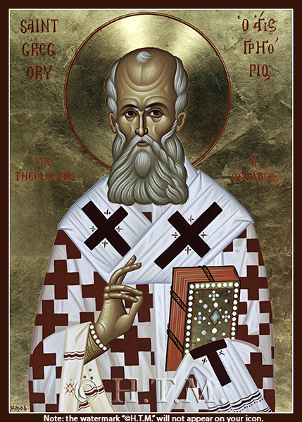 Orthodox Icon Saint Gregory the Theologian