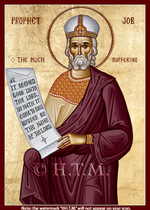 Orthodox Icons of Saints  - Saint Job