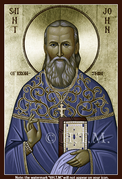 Orthodox Icon Saint John of Kronstadt