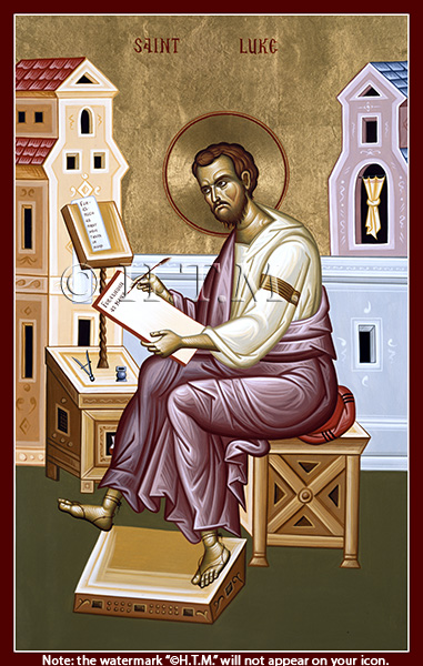 Orthodox Icon Saint Luke the Evangelist