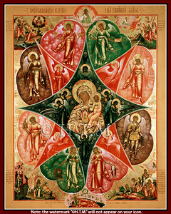 Orthodox Icons Theotokos Burning Bush