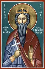 Orthodox Icon Saint Oswin King of Deira