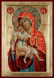 Orthodox Icon of Theotokos -Mother of God of Kykko - MPOV