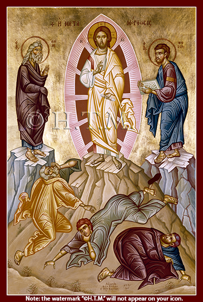 Orthodox Icons of Jesus Christ Transfiguration by Kontoglou