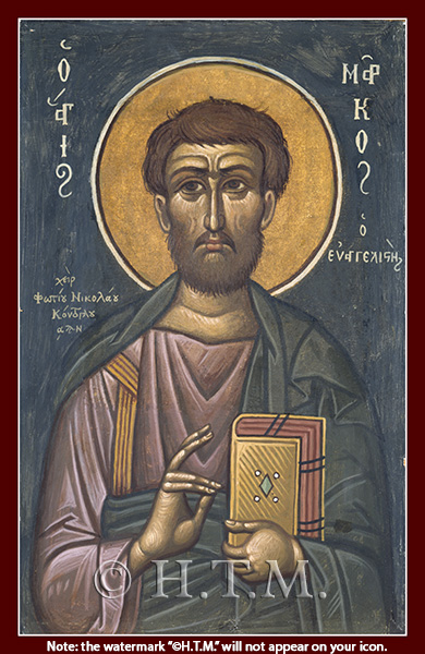 Orthodox Icon Saint Mark the Evangelist -  by Kontoglou