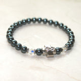 Blue Spruce Swarovski Pearl  Prayer Bracelets - Medium Size -12 Pearl Colors to choose from - Jewelry - Prayer Rope