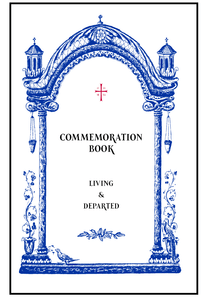 Prayer Booklet - Commemoration Book - Living and Departed Orthodox Christian Book