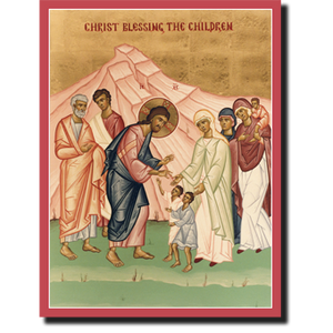 Orthodox Icons Jesus Christ  Blessing the Children