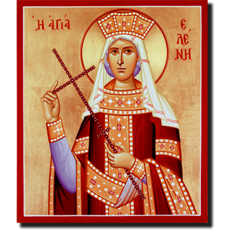 Orthodox Icon Saint Helen: Equal-to-the-Apostles