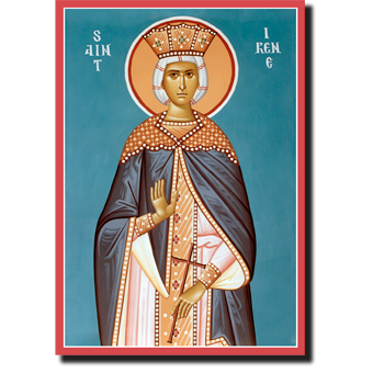 Orthodox Icon Saint Irene of Magedon: Great-Martyr