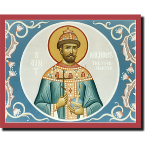 Orthodox Icon Saint Nicholas: The Tsar-Martyr
