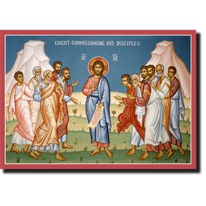Orthodox Icons of Jesus Christ  Commissioning of the Apostles