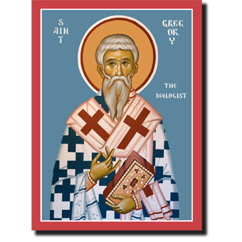 Orthodox Icon Saint Gregory the Dialogist