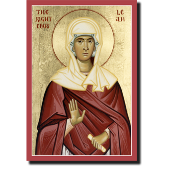 Orthodox Icon Righteous Leah - Saint Leah