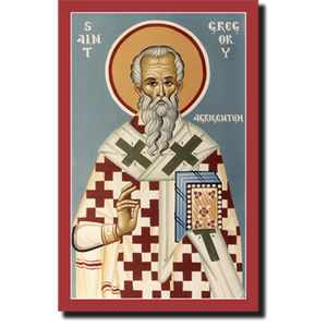 Orthodox Icon Saint Gregory of Agrigentum