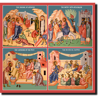 Orthodox Icons of Jesus Christ Passion Week #1
