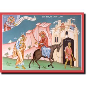 Orthodox Icons  Flight Into Egypt: Jesus Christ, Mother of God, Saint Joseph Orthodox Bookstore