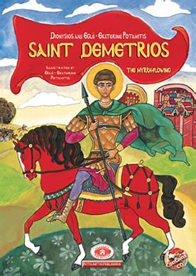 St Demetrios the Myrrh-flowing, includes CD - Childrens Book Orthodox Christian Book