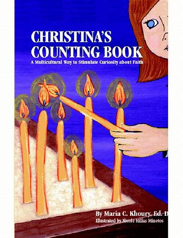 Christina's Counting Book - 6 different languages - Childrens Book- Halo Award Winner Orthodox Christian Book