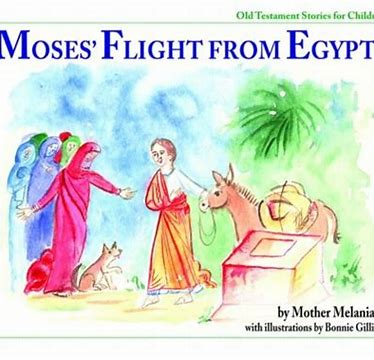 Moses' Flight from Egypt - Childrens Book Orthodox Christian Book