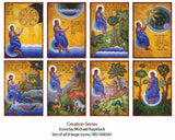 Orthodox Icons of Jesus Christ Creation Series, set of 8 large icons
