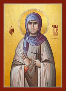 Orthodox Icon Saint Charitina of Amisus