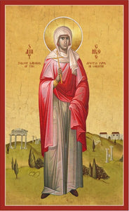 Orthodox Icon Saint Chloe of Corinth