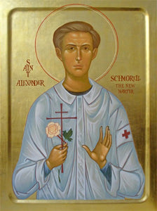 Orthodox Icon Saint Alexander (Schmorell) the New Martyr