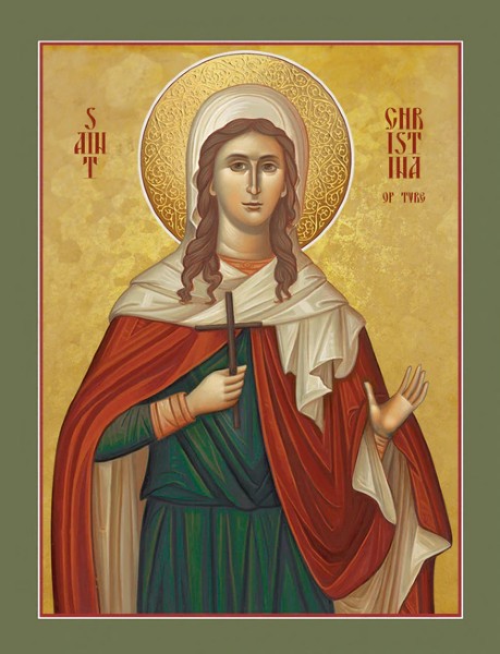 Orthodox Icon Saint Christina of Tyre