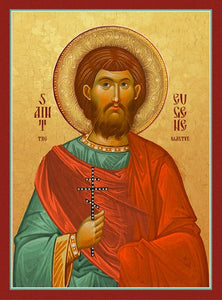 Orthodox Icon Saint Eugene of the Five Martyrs at Sebaste (+4th c)