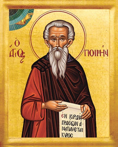 Orthodox Icon Saint Poemen