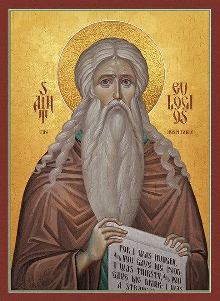 Orthodox Icon Saint Eulogios the Hospitable