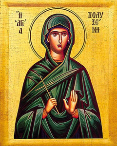 Orthodox Icon Saint Polyxeni