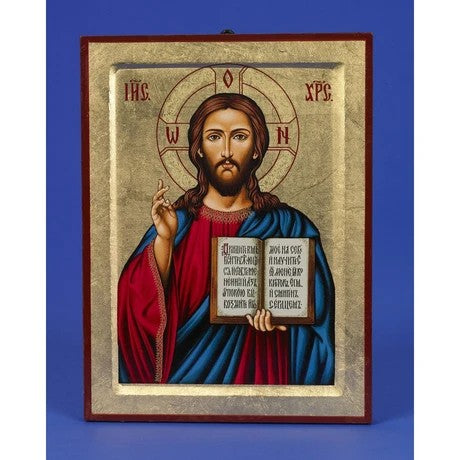 Orthodox Icons Jesus Christ - Blessing - Hand Painted Icon 