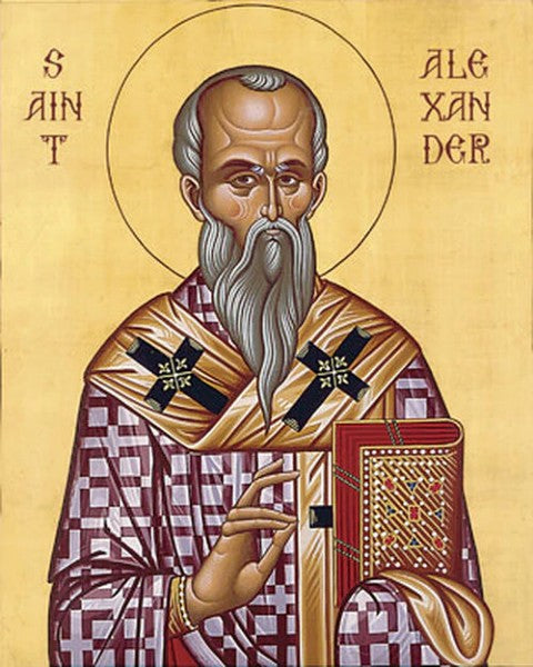 Orthodox Icon Saint Alexander of Jerusalem