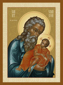 Orthodox Icon Saint Symeon the God Receiver