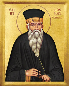 Orthodox Icon Saint Cosmas of Aitolia