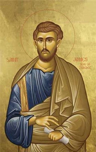 Orthodox Icon The Apostle James the son of Zebedee - Saint James