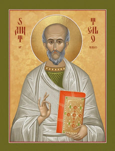 Orthodox Icon Saint Teilo