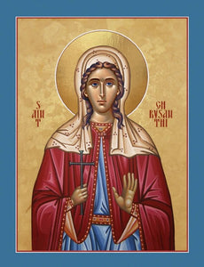 Orthodox Icon Saint Chrysanthi