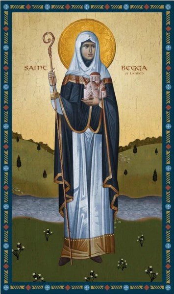 Orthodox Icon Saint Begga of Landen