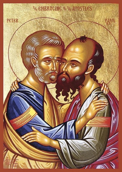 Orthodox Icon Saint Peter and Saint Paul
