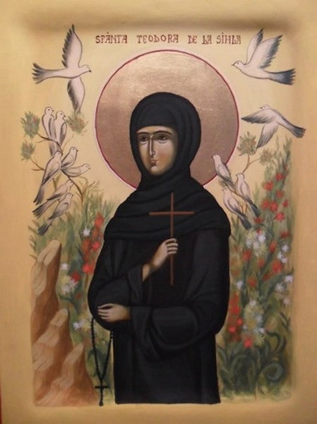 Orthodox Icon Saint Theodora of Sihla