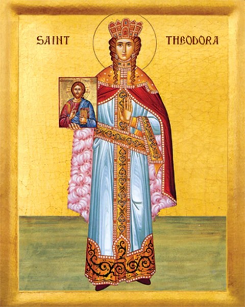 Orthodox Icon Saint Theodora the Empress