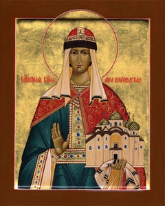 Orthodox Icon Saint Anna, Princess of Novgorod
